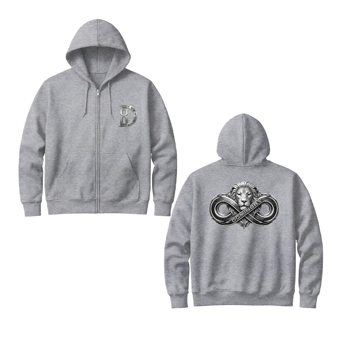 Lion Zip Up Hoddie