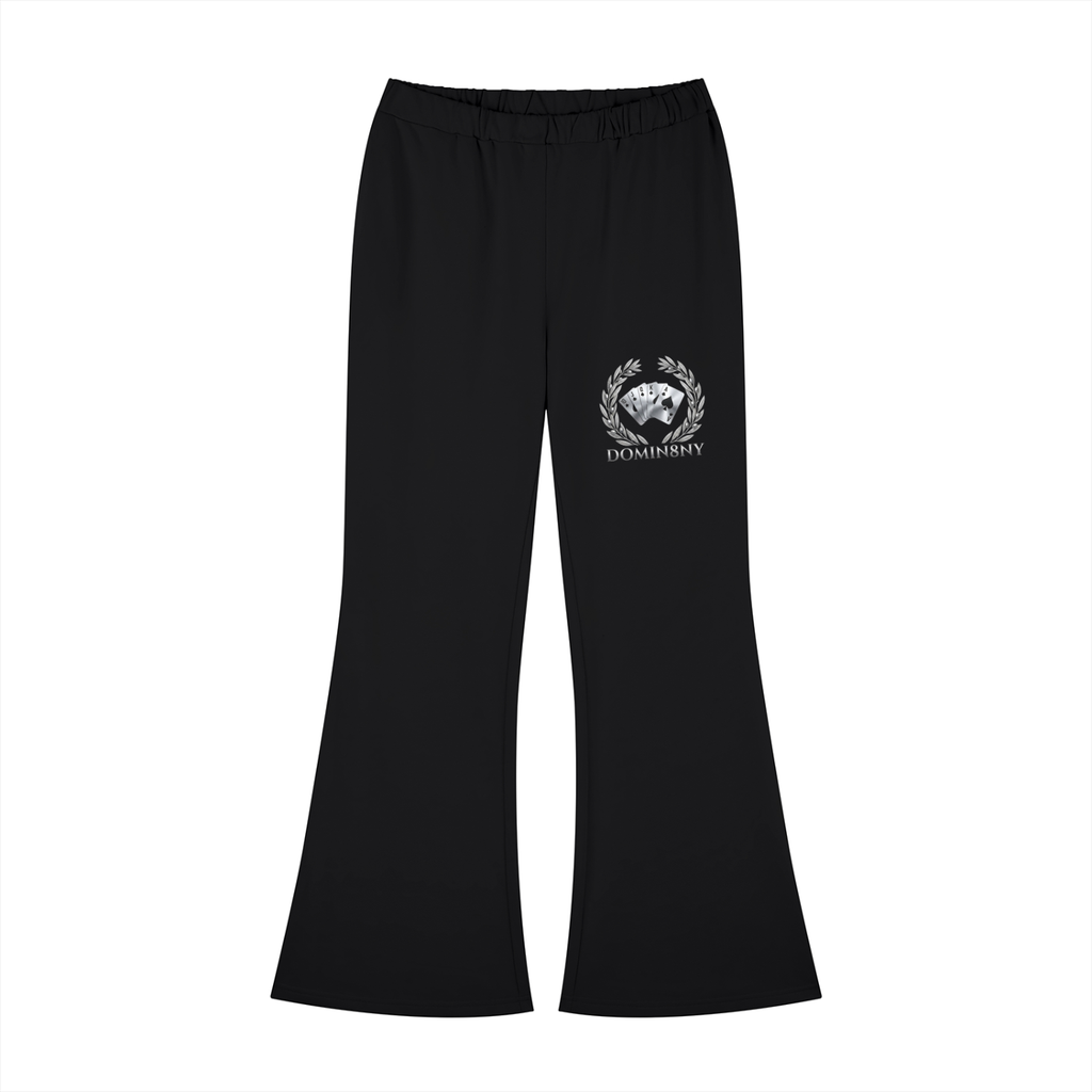 Women's Royal Flush Design Slim-Fit Flared Sweatpants