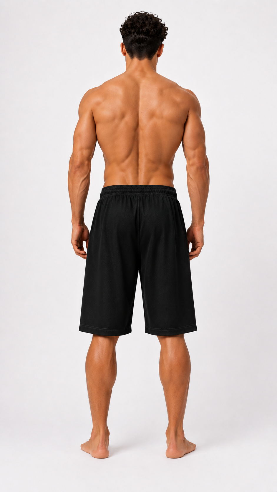 DOMIN8NY Graffiti Crown Over-the-Knee Shorts — product image 10