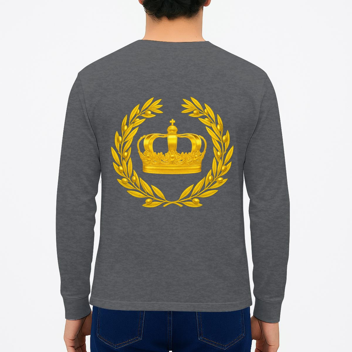 Gold Crown Unisex Long Sleeve T-Shirt
