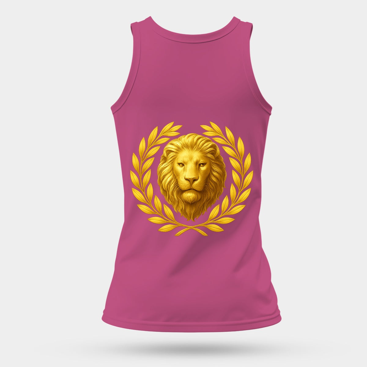 Gold Lion Women's Sports Tank Top