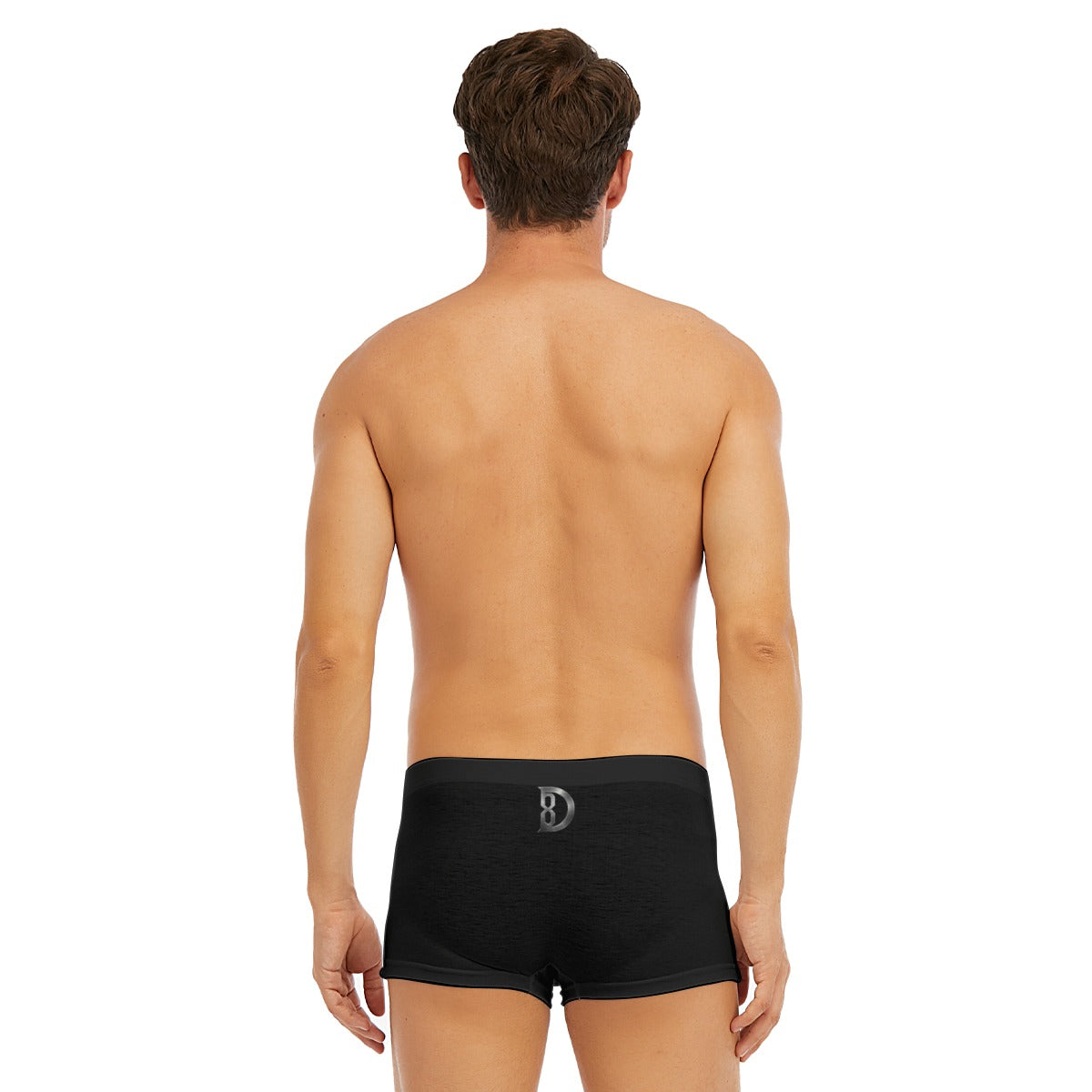 All-Over Print Men's Short Boxer Briefs