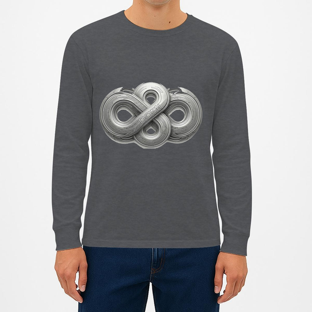 Silver Royal Flush Unisex Long Sleeve T-Shirt