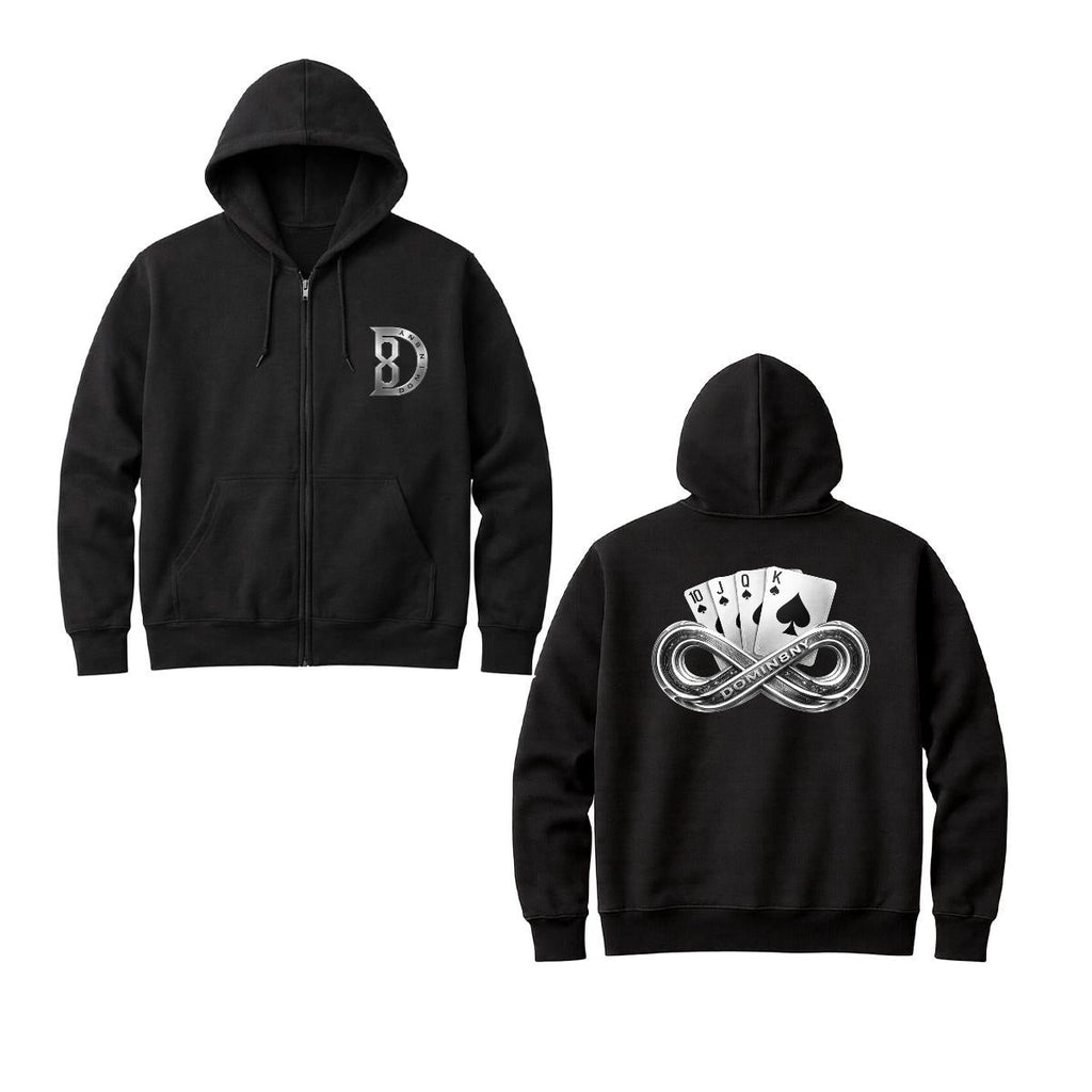 Royal Flush Zip Up Hoodie