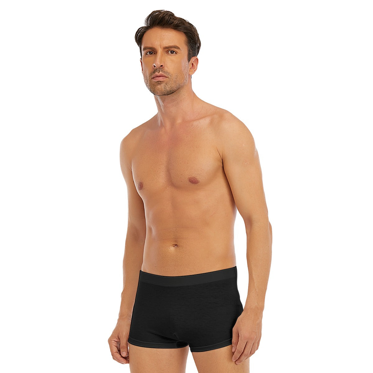 All-Over Print Men's Short Boxer Briefs