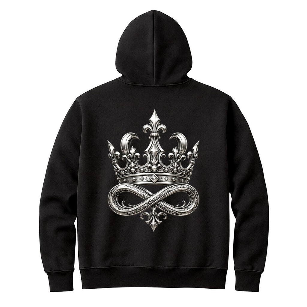 Crown Unisex Zip Up Hoodie