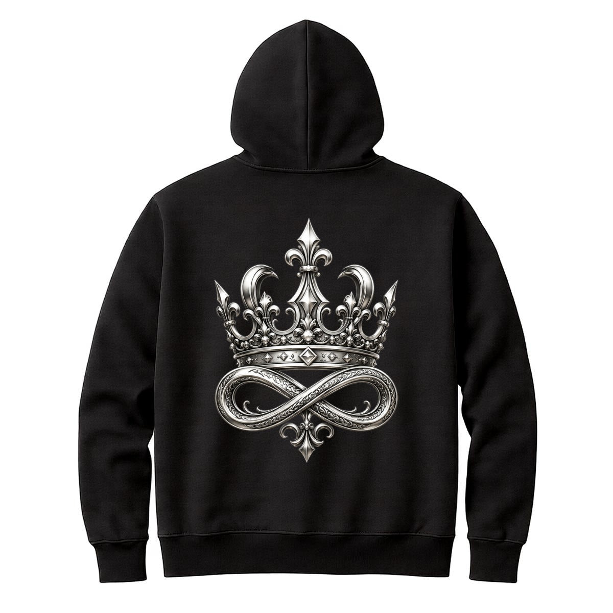 Crown Unisex Zip Up Hoodie