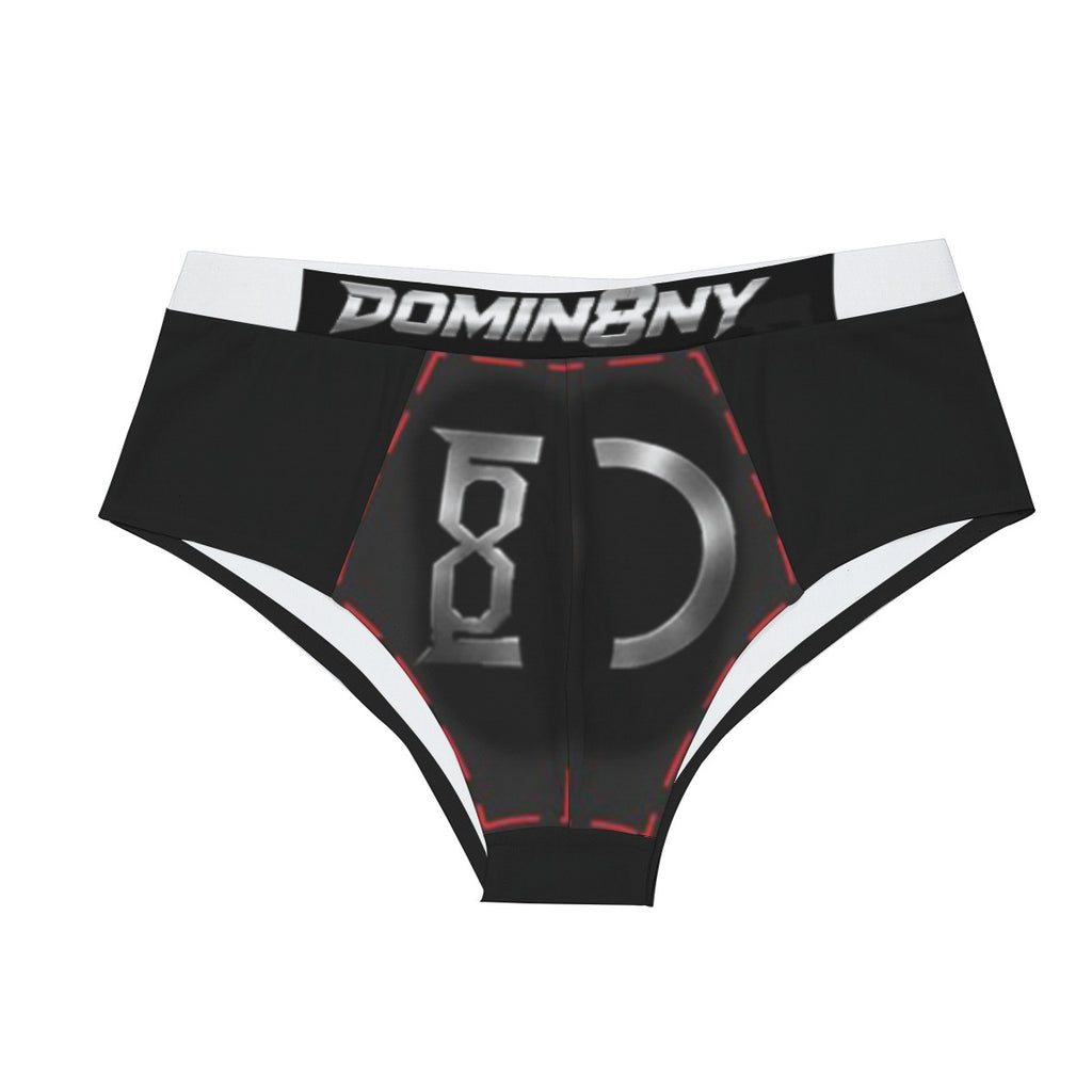 Model wearing the DOMIN8NY low-rise briefs, video preview