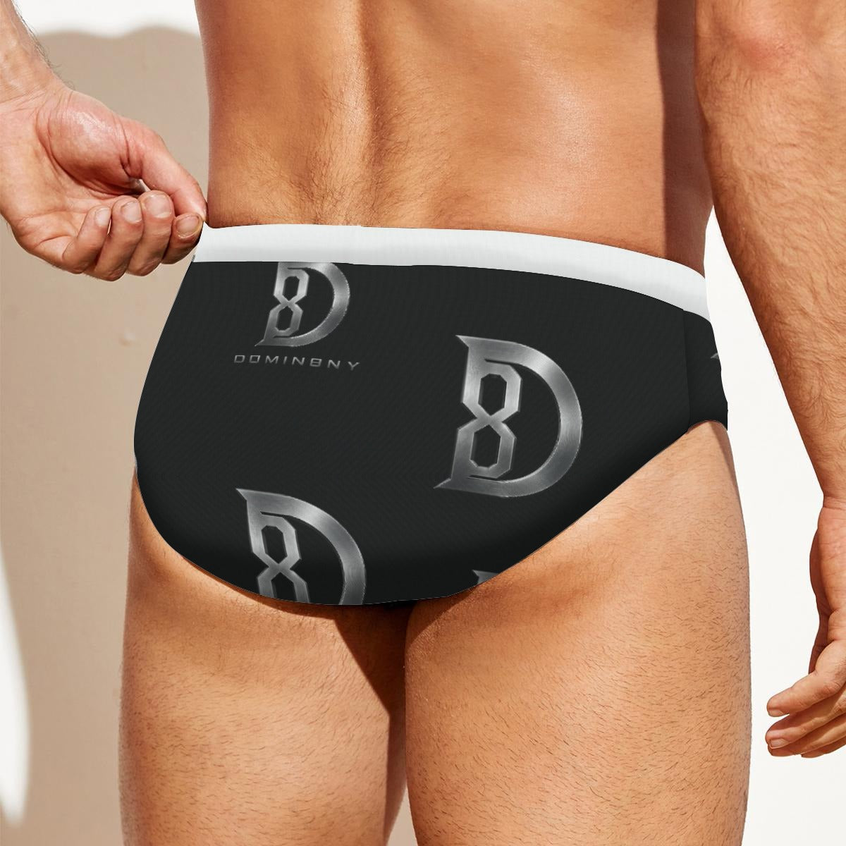 All-over print Men'S Drawstring Swim Briefs