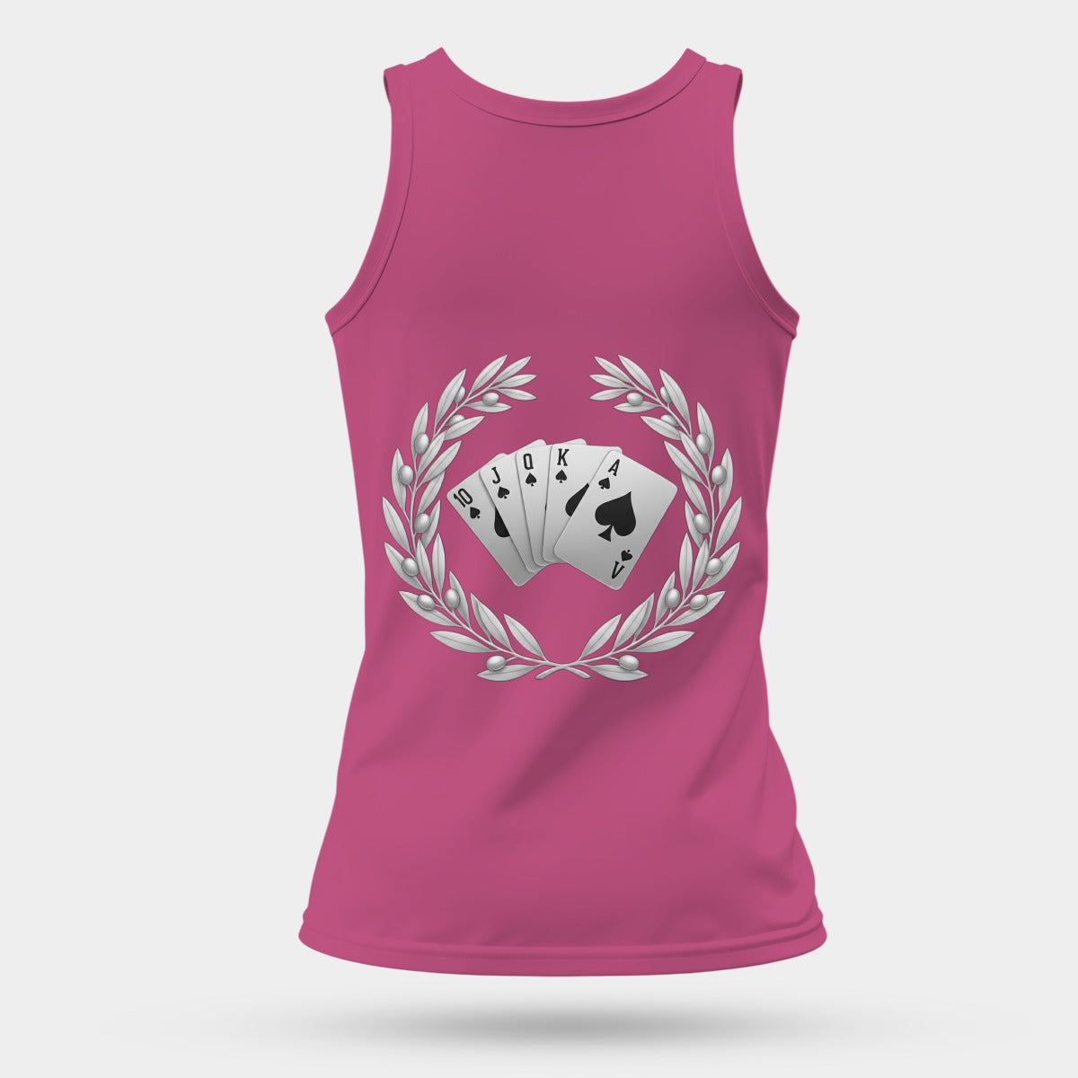 Silver Royal Flush Women's Sports Tank Top