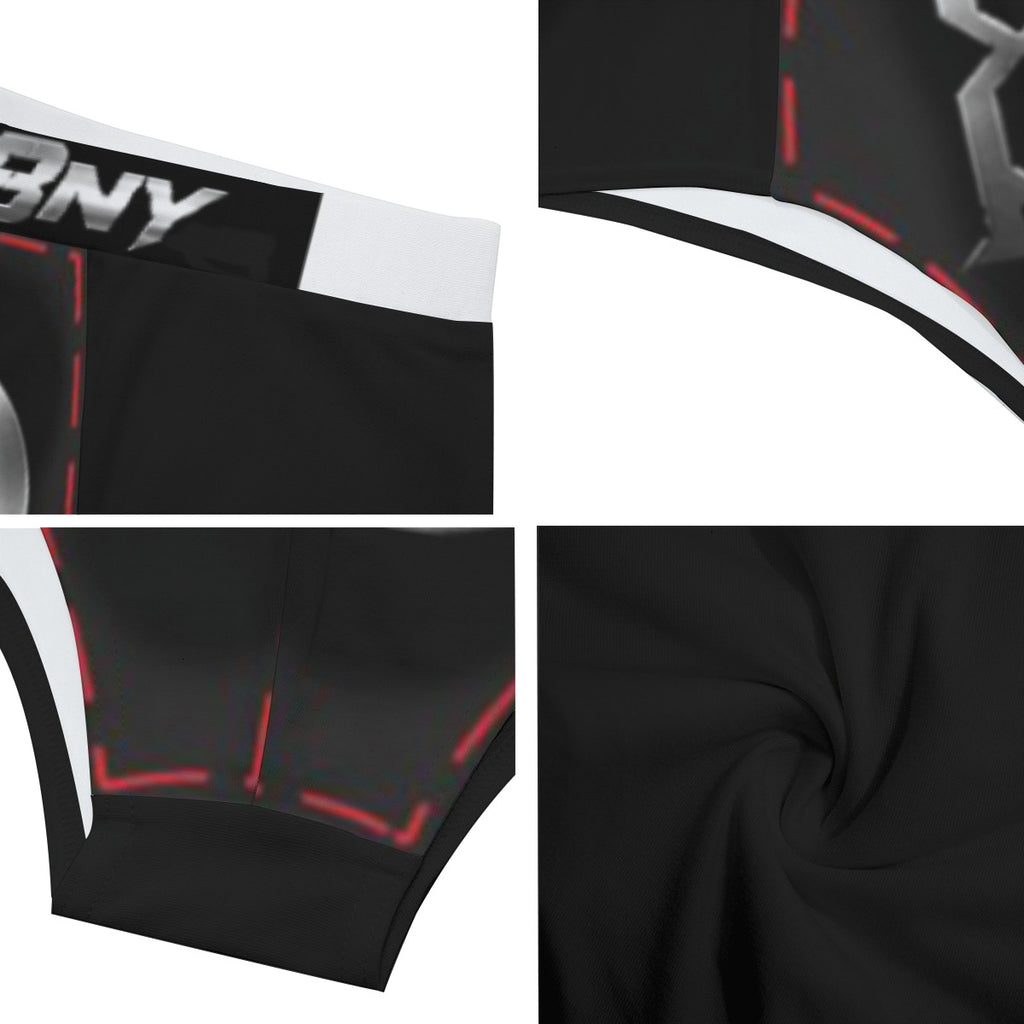 DOMIN8NY Men's Low-Rise Briefs