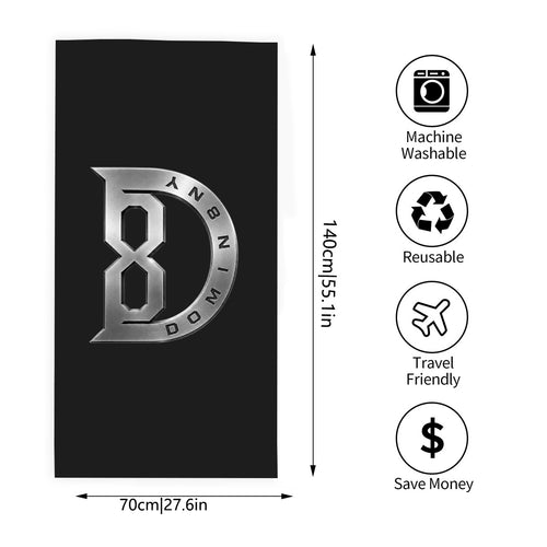 Adult Bath Towel Vertical Style Printed in USA