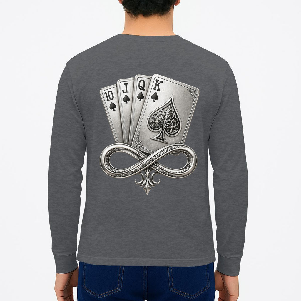 Royal Flush Unisex Long Sleeve T