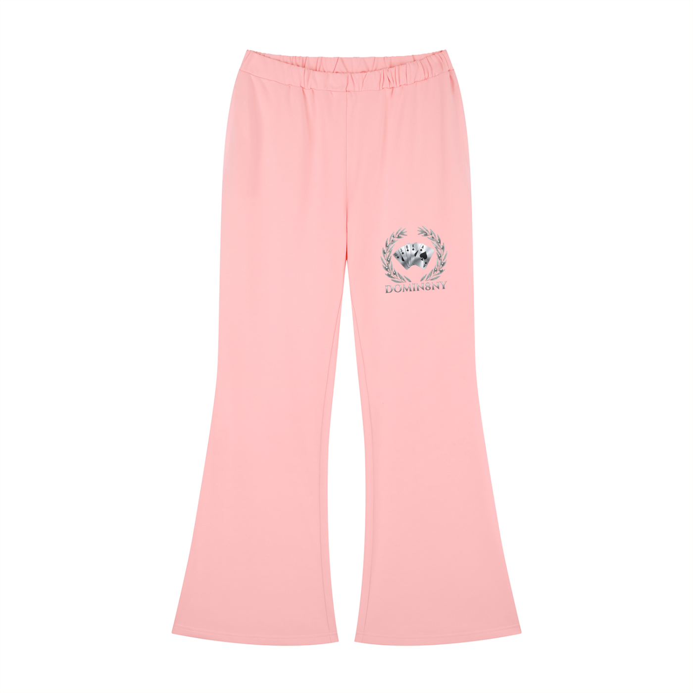 Women's Royal Flush Design Slim-Fit Flared Sweatpants