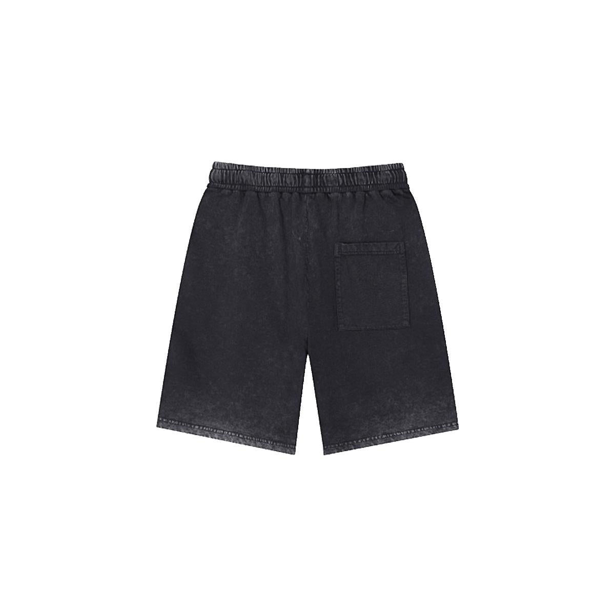 DRAGON Men’s Vintage Wash Drawstring Shorts|350GSM DTF