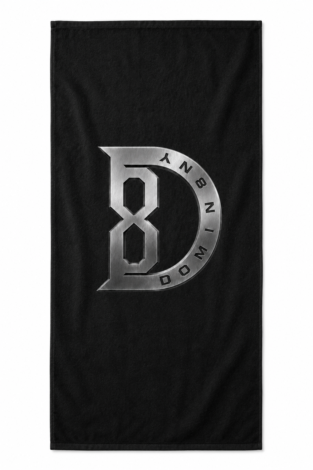 DOMIN8NY quick-dry beach towel, folded view