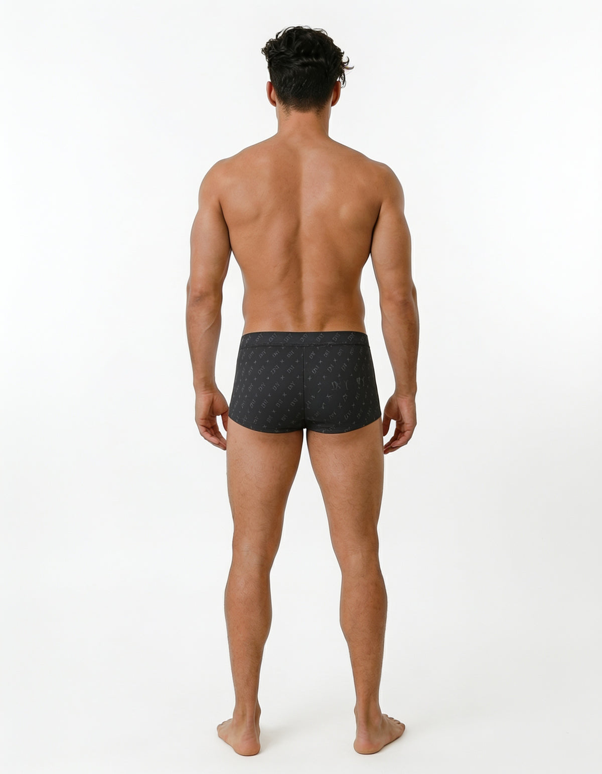 DOMIN8NY men's jersey boxer briefs, lifestyle view