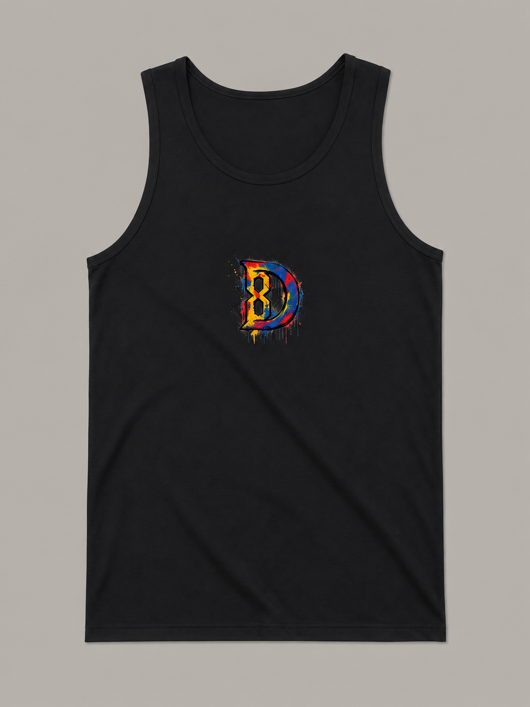 DOMIN8NY Graffiti Skull Tank Top — product image 6
