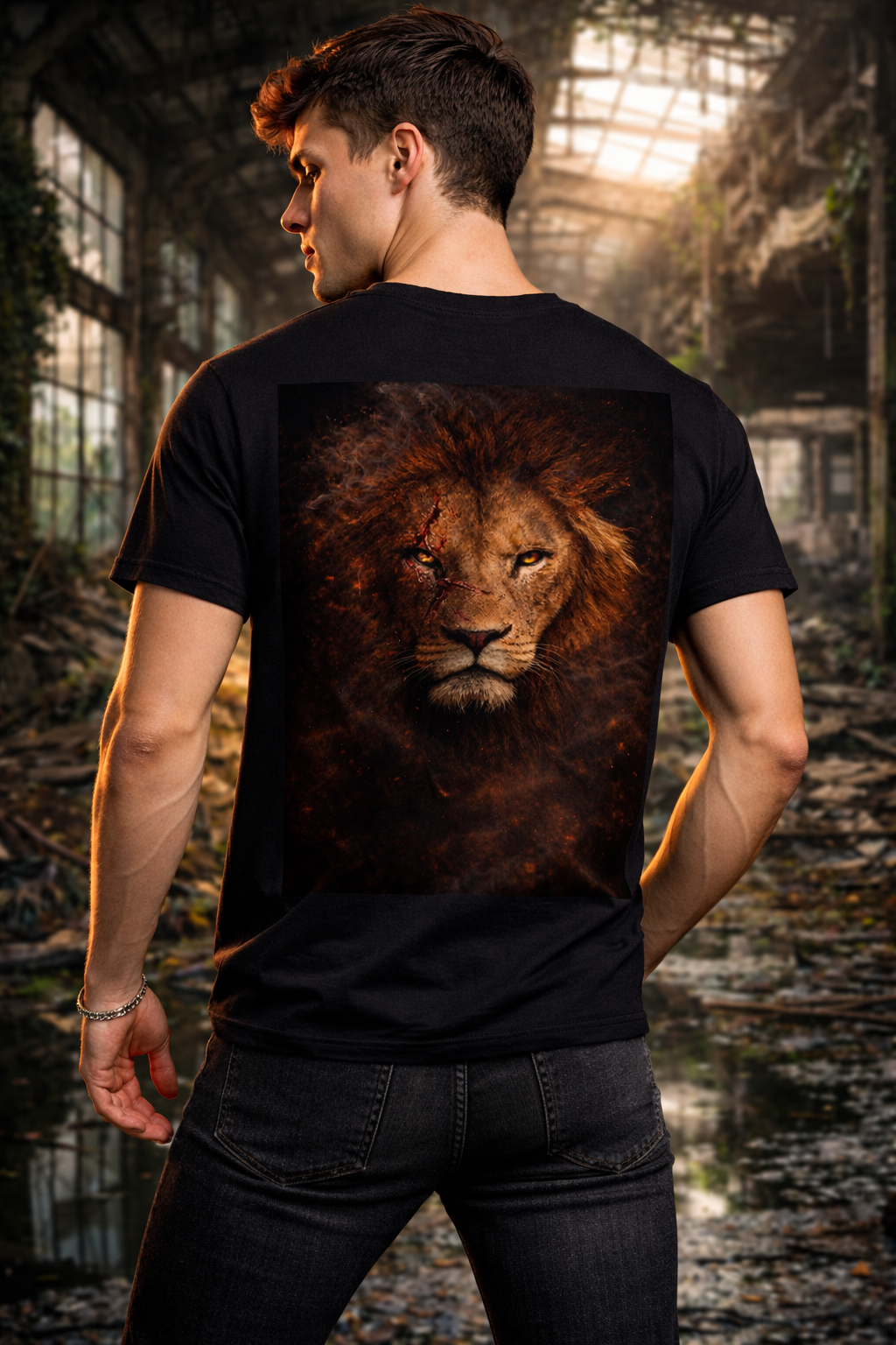 Scarred Lion