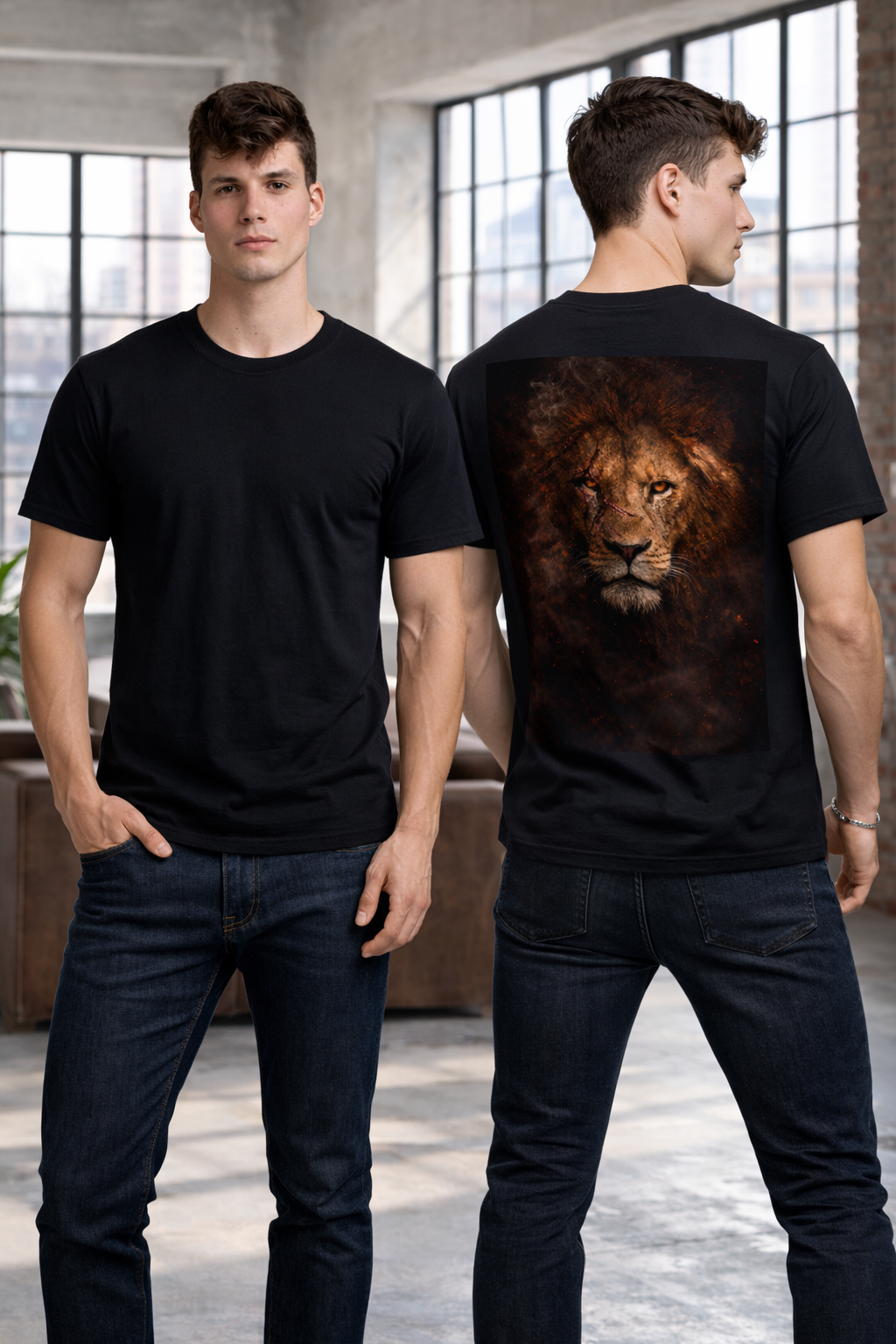 Scarred Lion