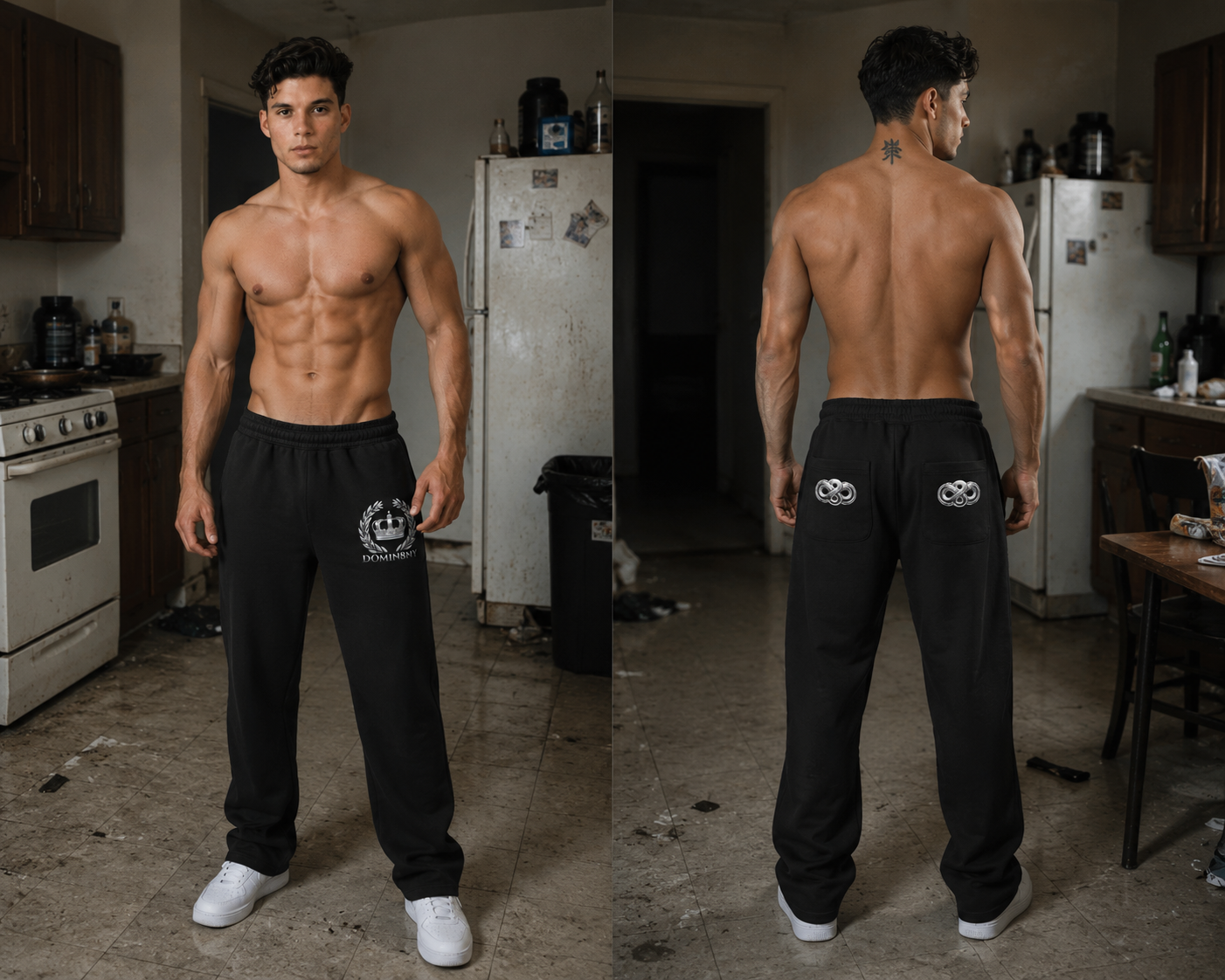 Crown Straight-Leg Sweatpants