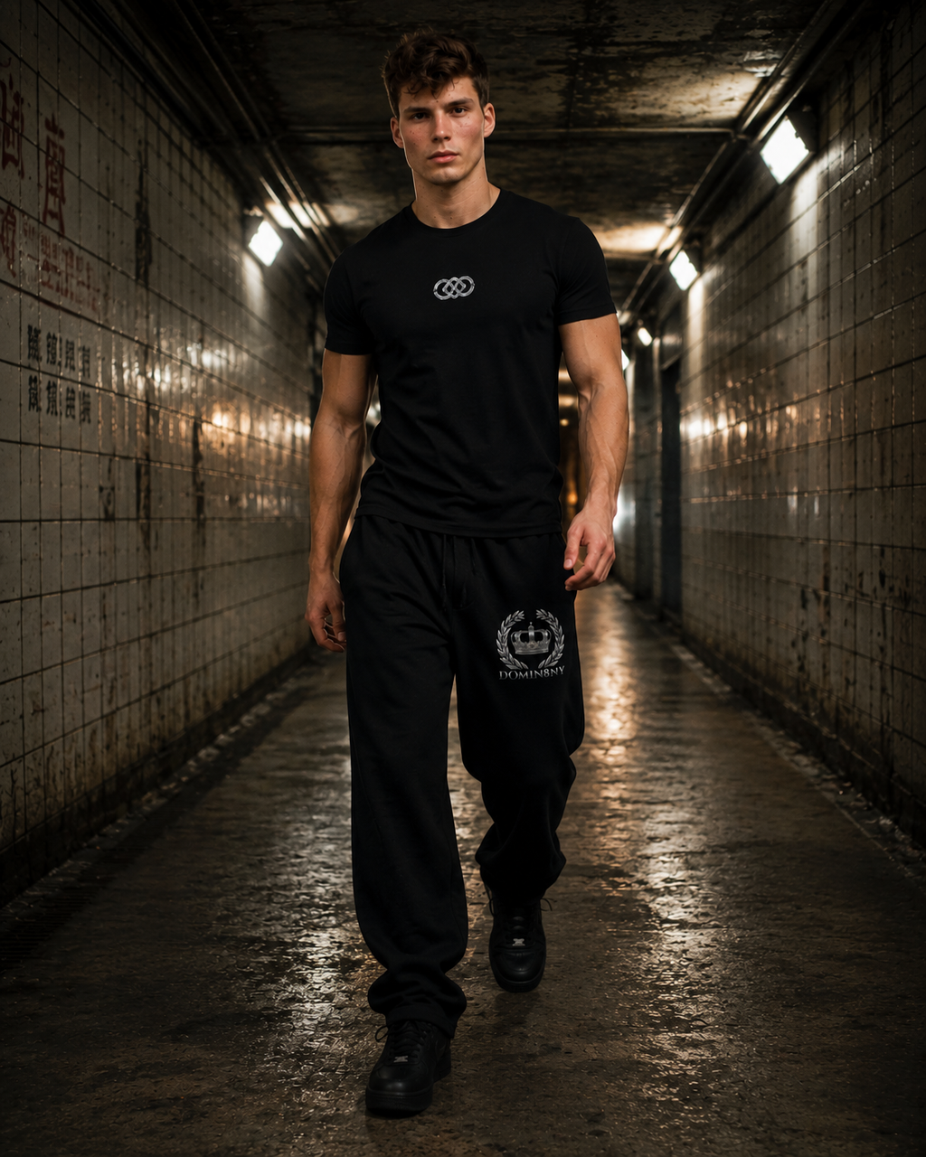 Crown Straight-Leg Sweatpants