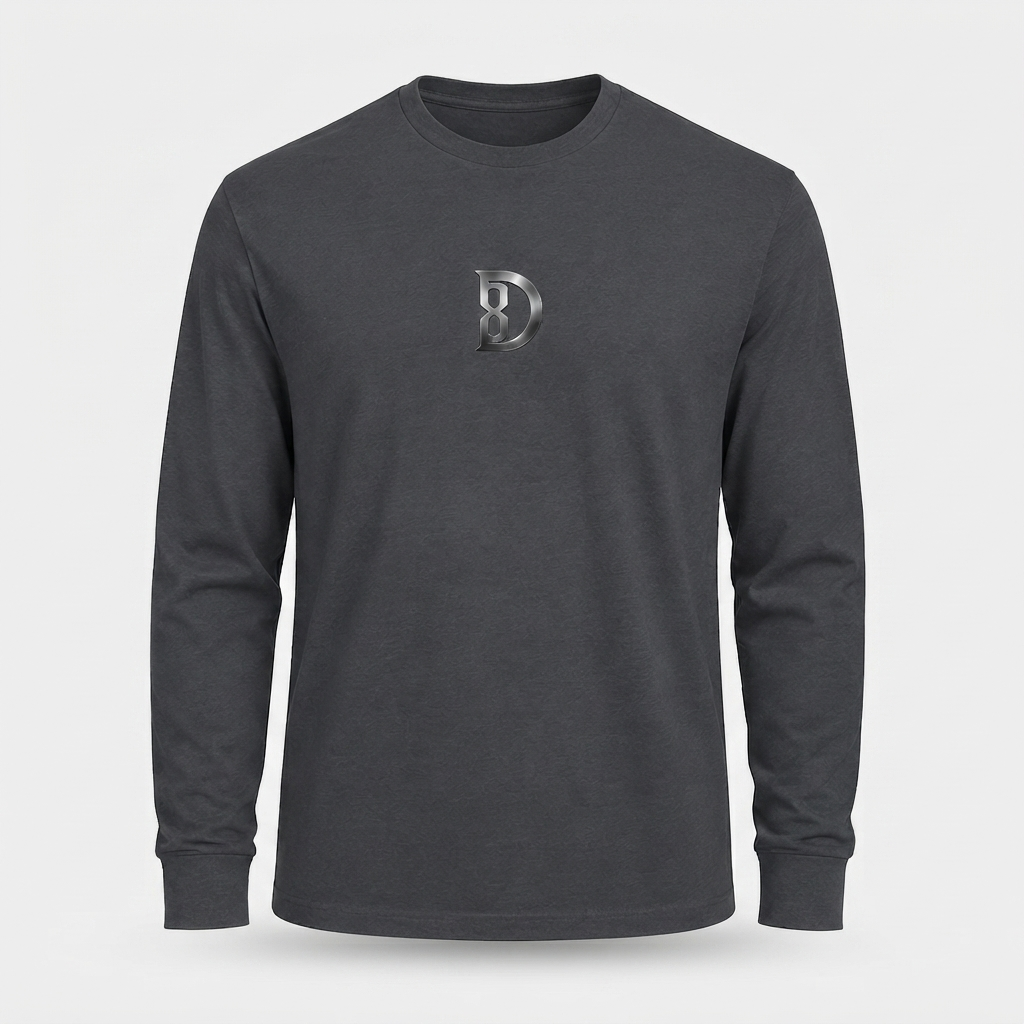 DOMIN8NY Crown Graphic Long-Sleeve T-Shirt
