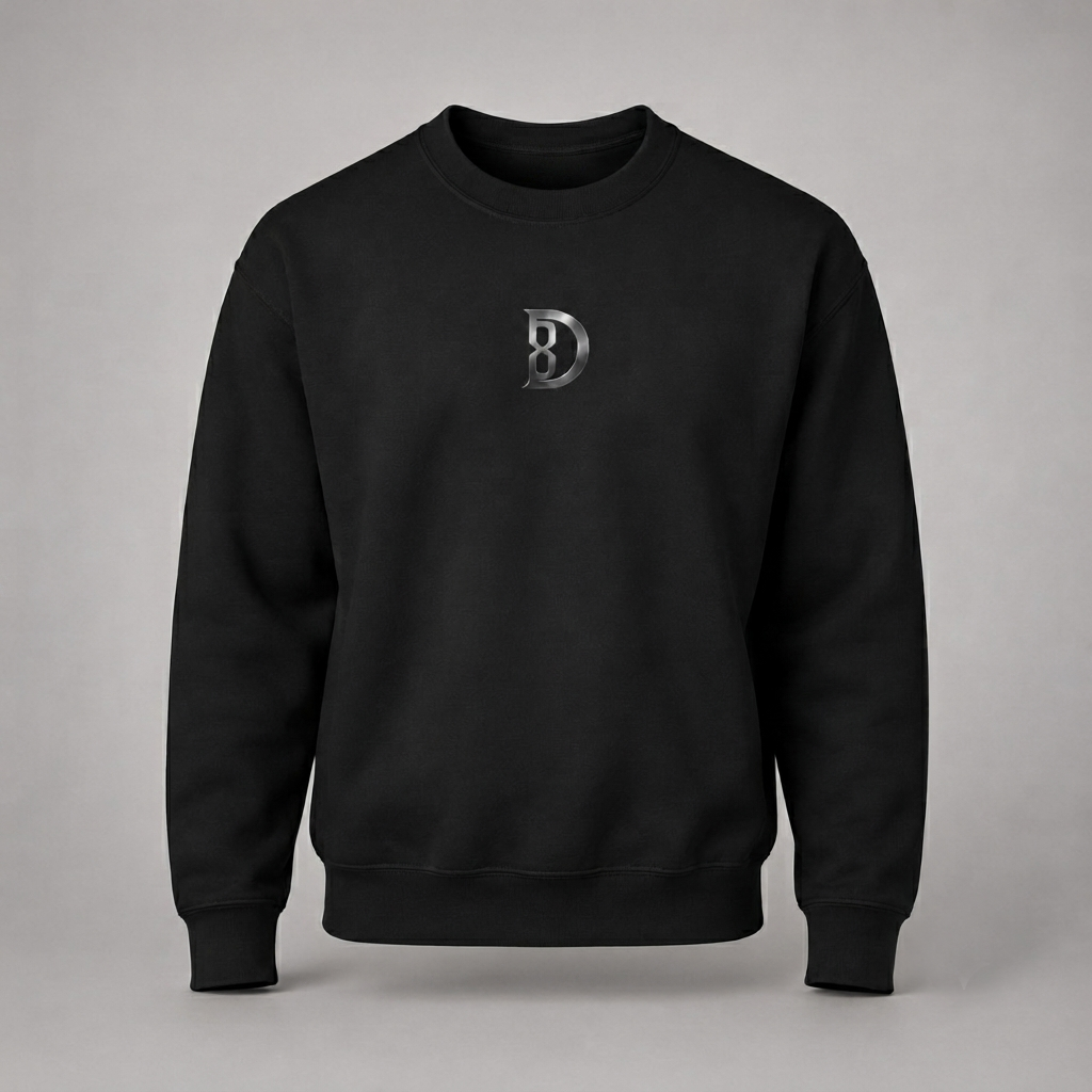 DOMIN8NY Crown graphic sweatshirt, print detail view