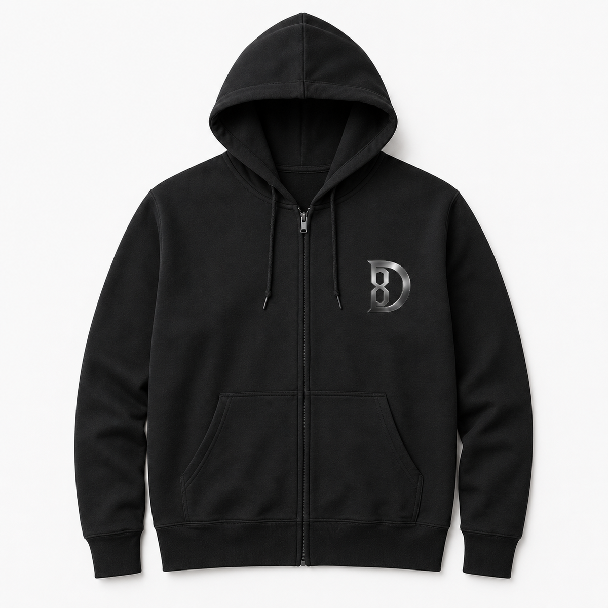 DOMIN8NY Dragon Graphic Zip-Up Hoodie