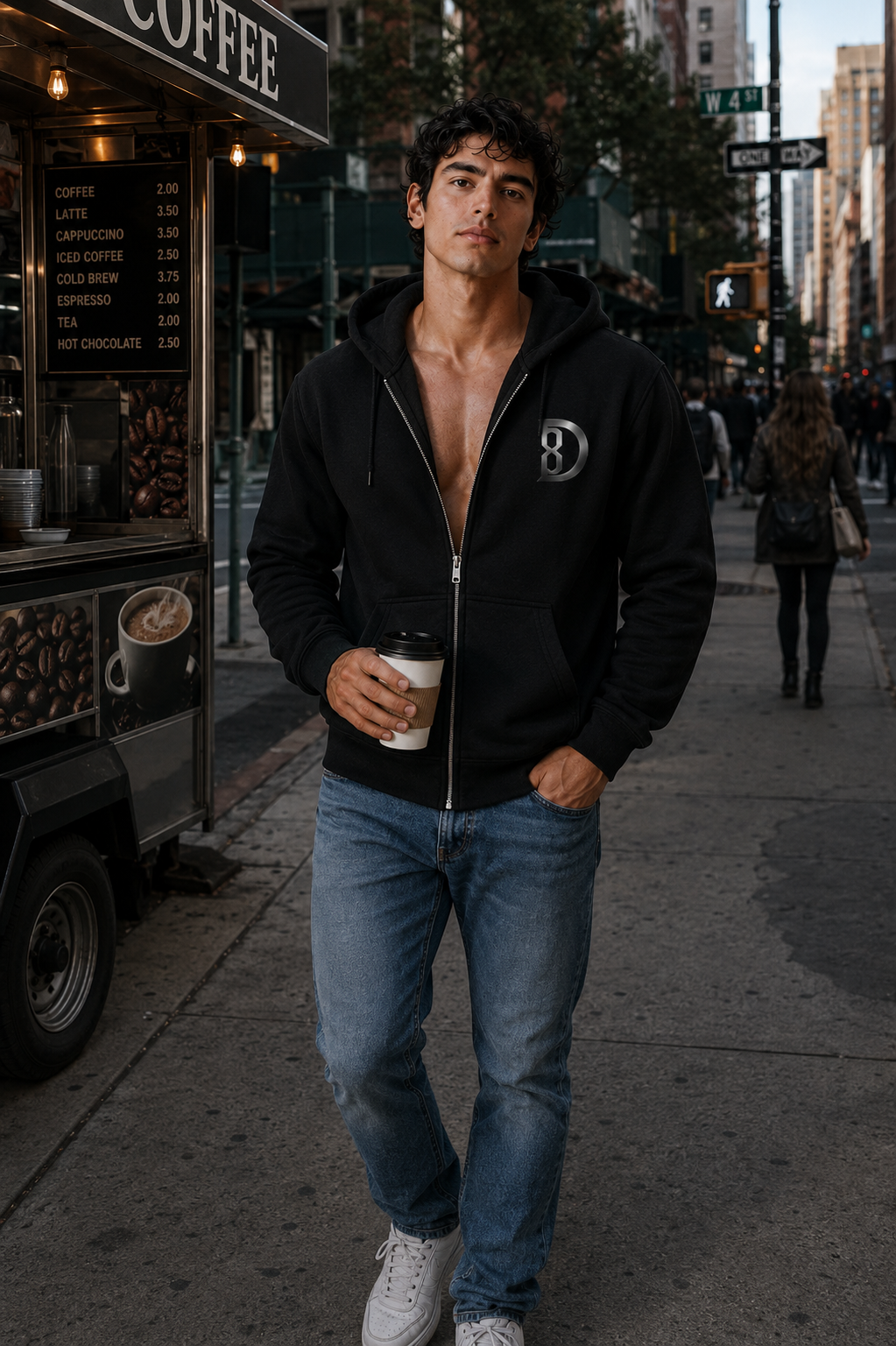 Dragon Unisex Zip Up Hoodie