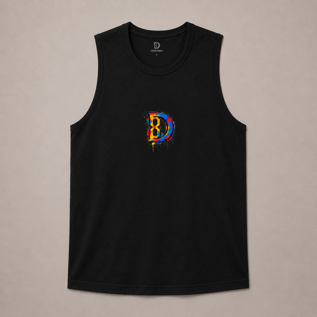 DOMIN8NY Graffiti Lion Tank Top — product image 6