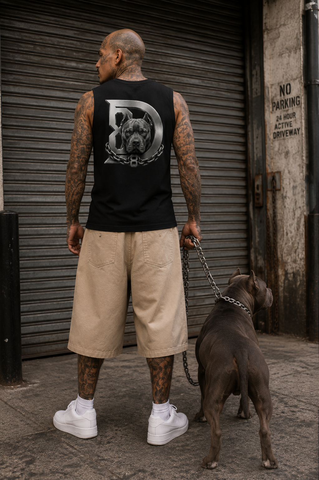 DOMIN8NY Graffiti Pitbull Tank Top