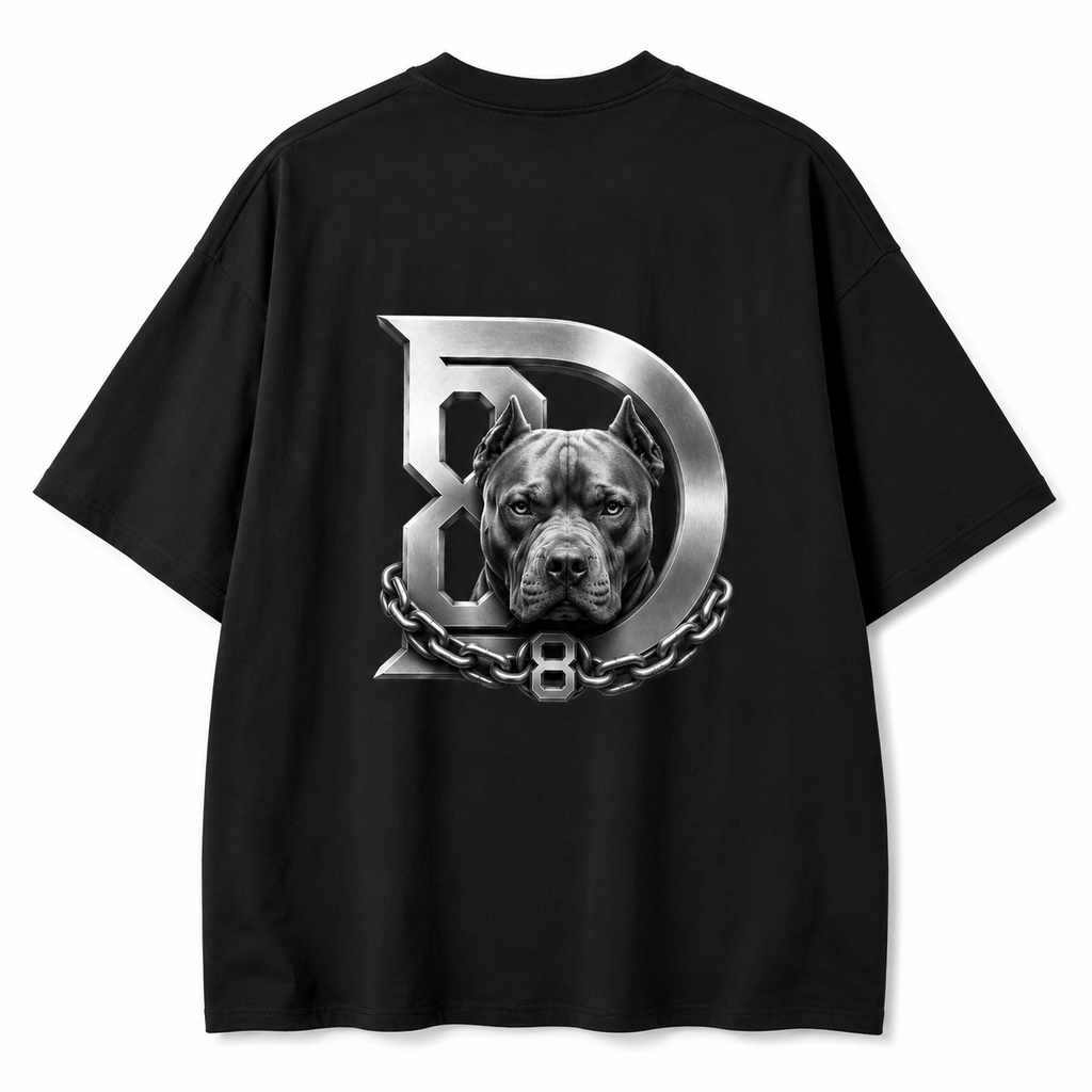 DOMIN8NY Graffiti Pitbull Graphic T-Shirt