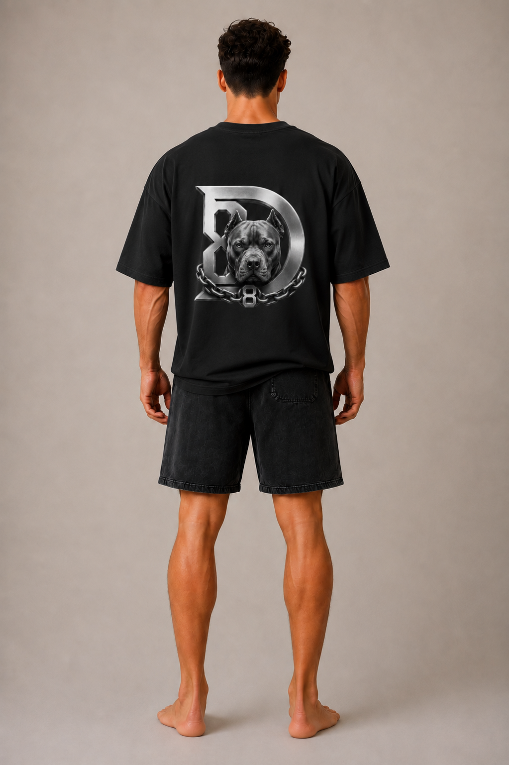 DOMIN8NY Graffiti Pitbull Graphic T-Shirt