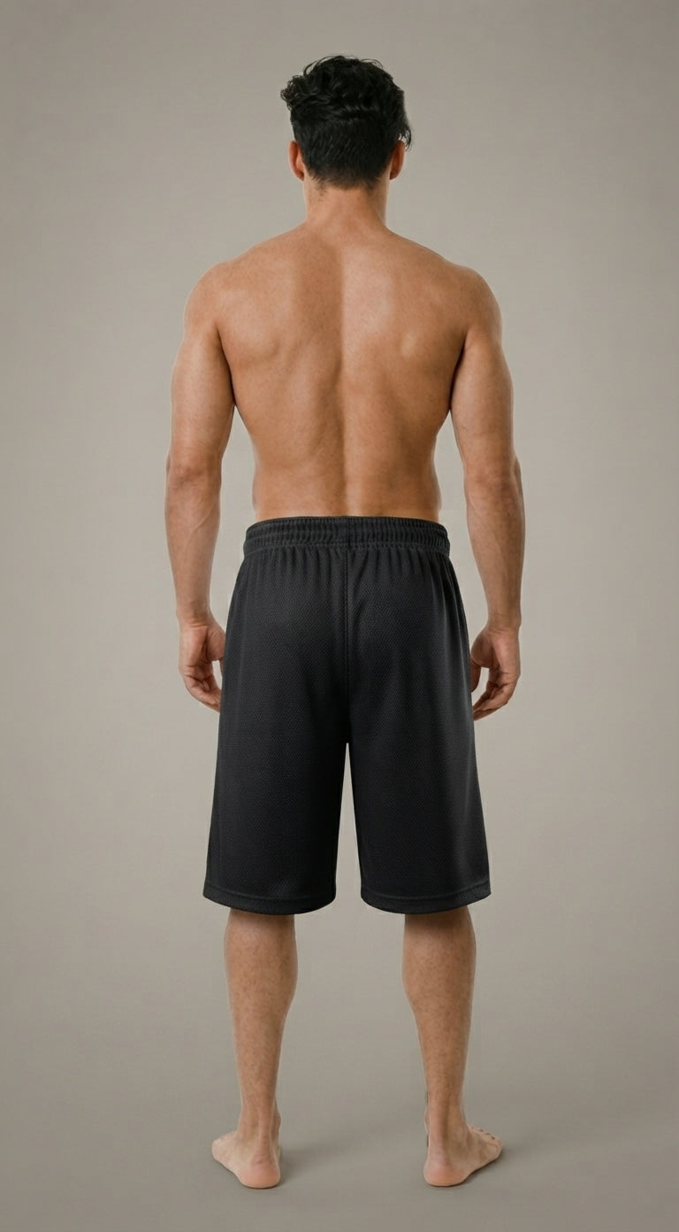 DOMIN8NY Graffiti Skull Over-the-Knee Shorts — product image 8