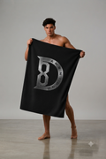 DOMIN8NY premium beach towel, alternate product view
