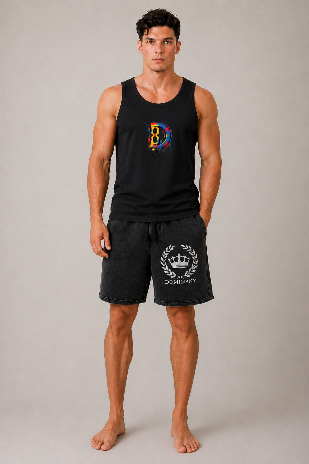 DOMIN8NY Graffiti Crown Tank Top — product image 7