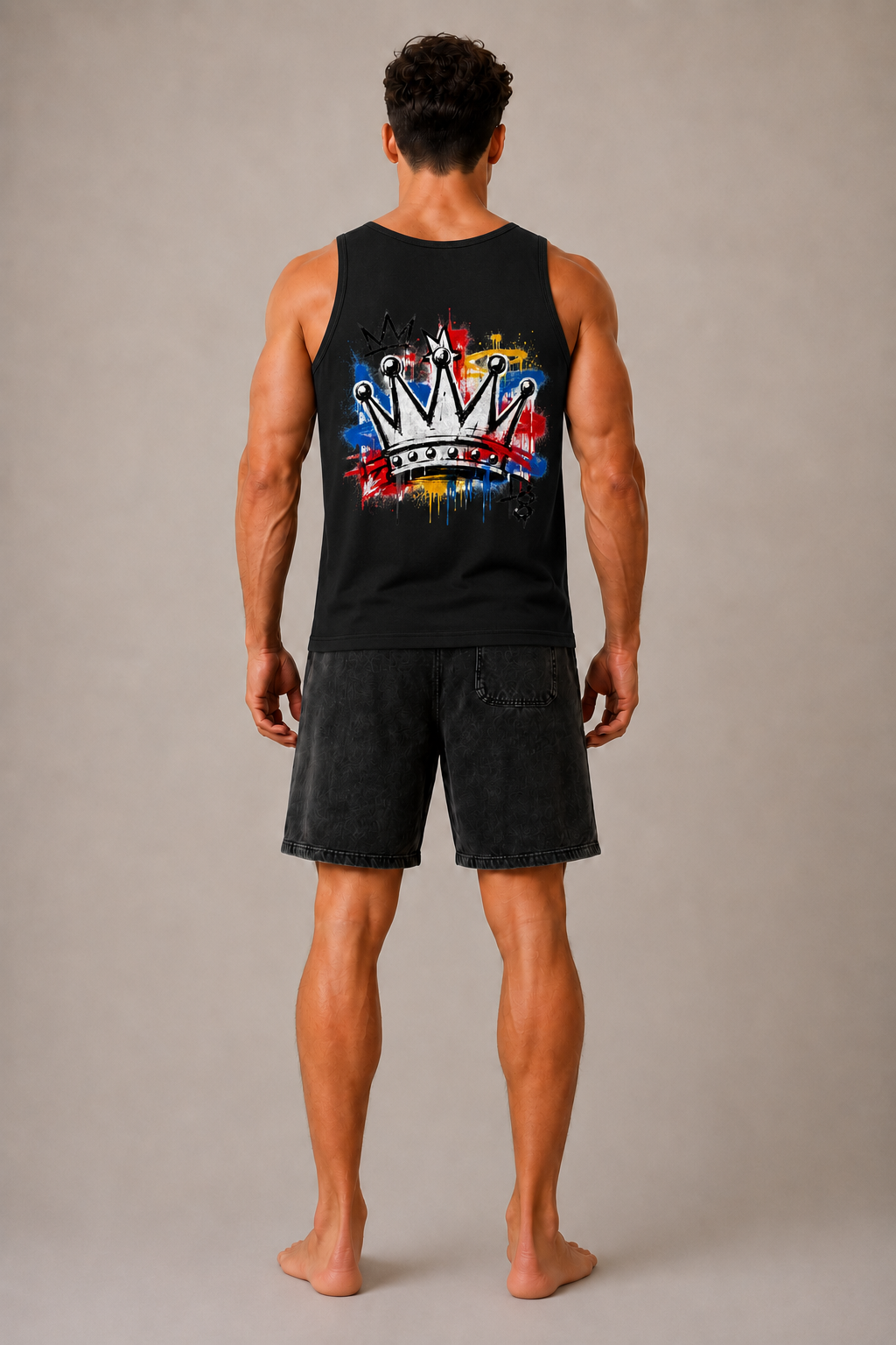 DOMIN8NY Graffiti Crown Tank Top — product image 6