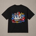 DOMIN8NY Graffiti Crown Graphic T-Shirt