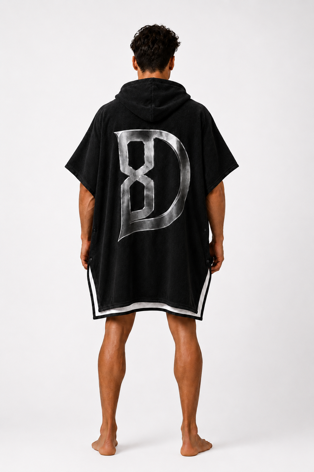 DOMIN8NY unisex hooded towel poncho, alternate view
