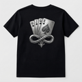 DOMIN8NY Royal Flush graphic T-shirt, front product view