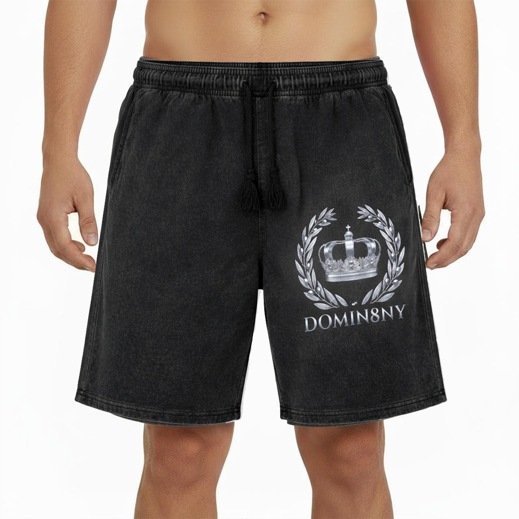 alt="Domin8NY streetwear tee and shorts bundle outfit"
