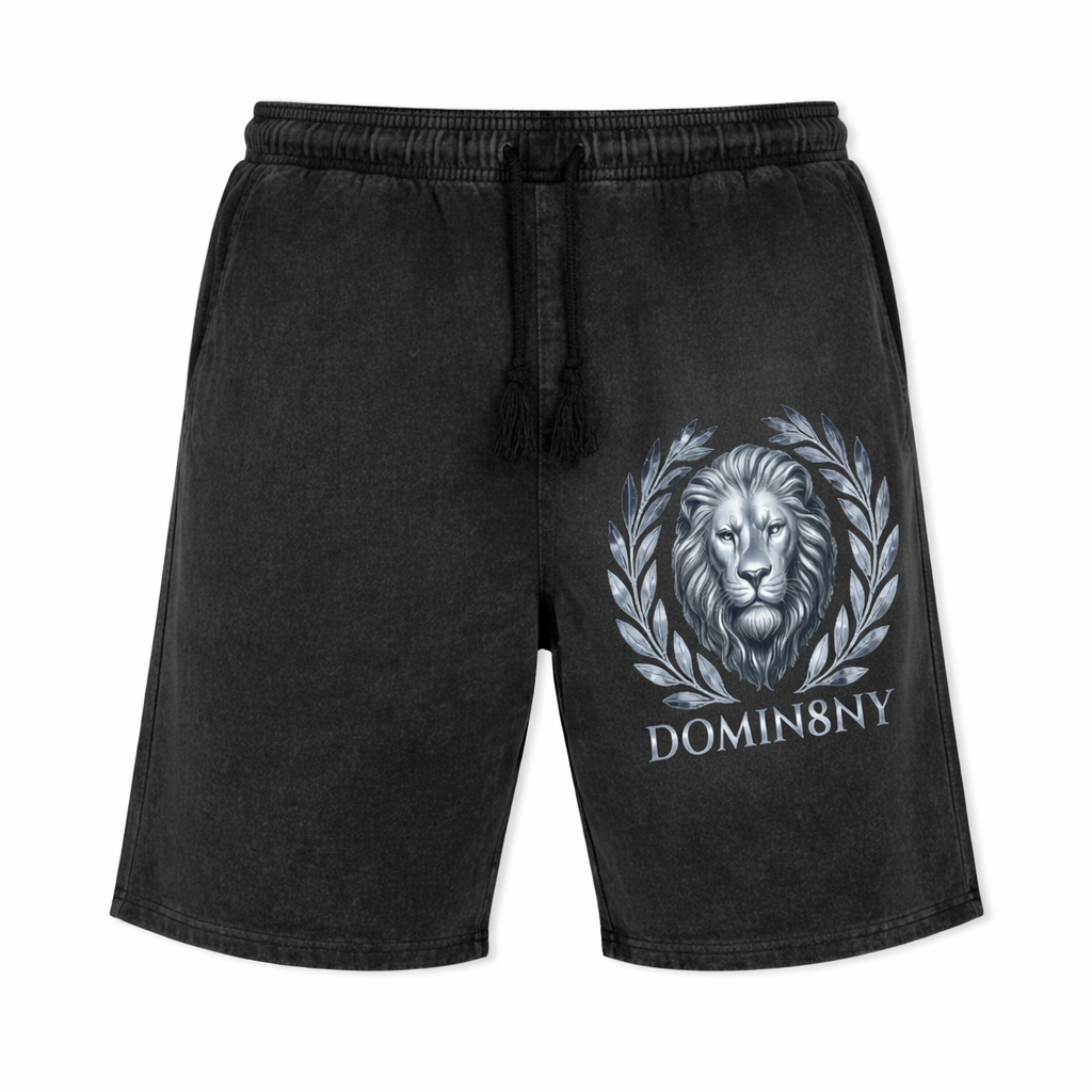 Domin8NY black streetwear t shirt and shorts bundle outfit