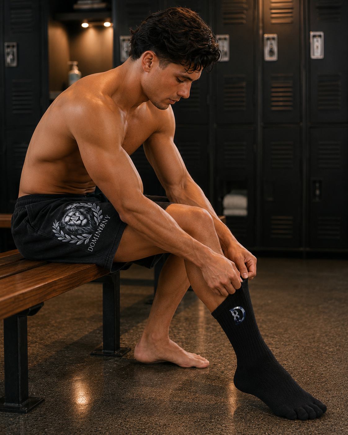 Embroidery Sports Quarter Socks|Cotton