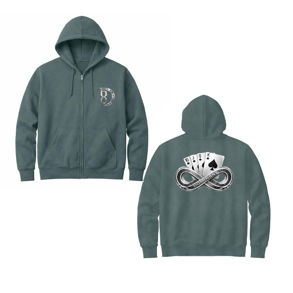 Royal Flush Zip Up Hoodie
