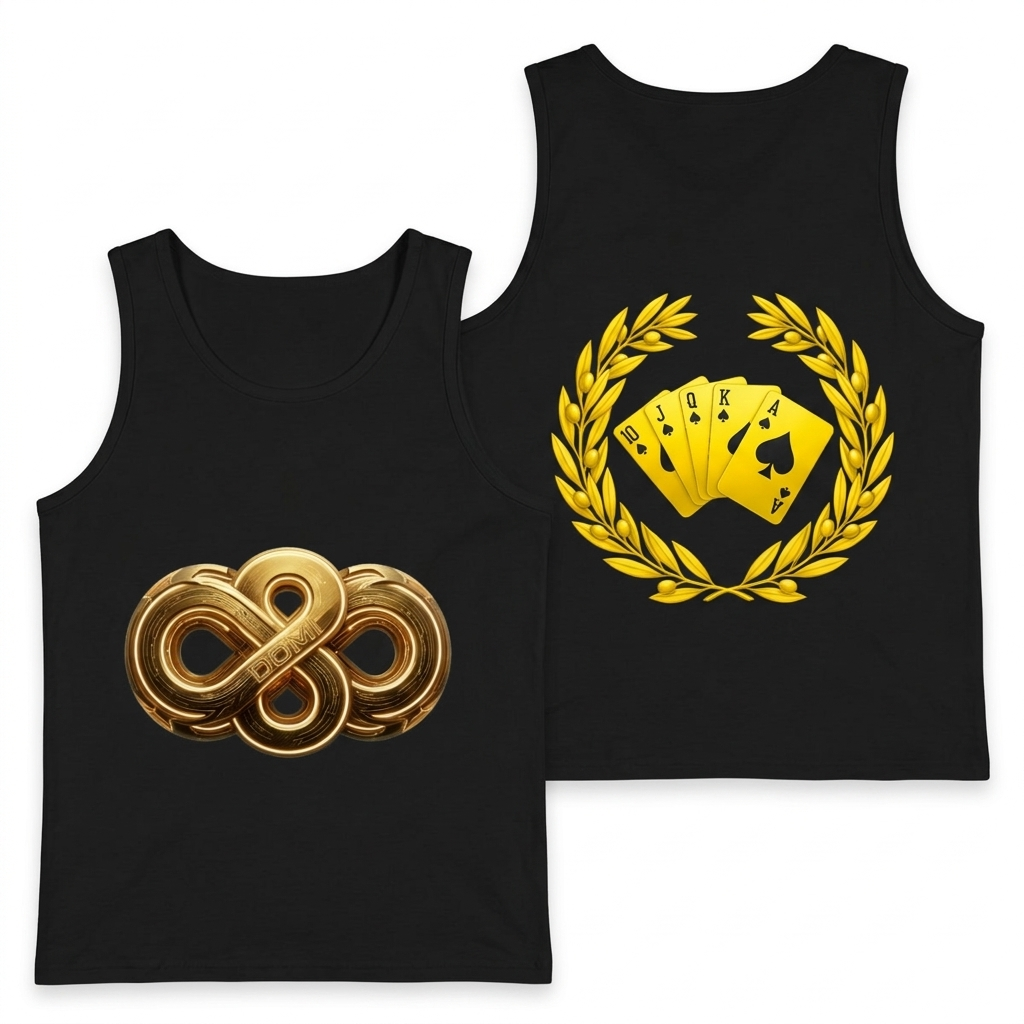 Golden Royal Flush Men‘s Tank Top