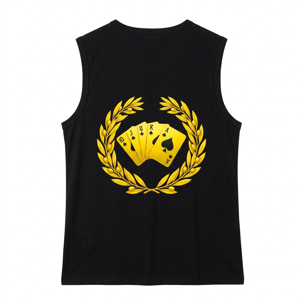 Golden Royal Flush Men‘s Tank Top