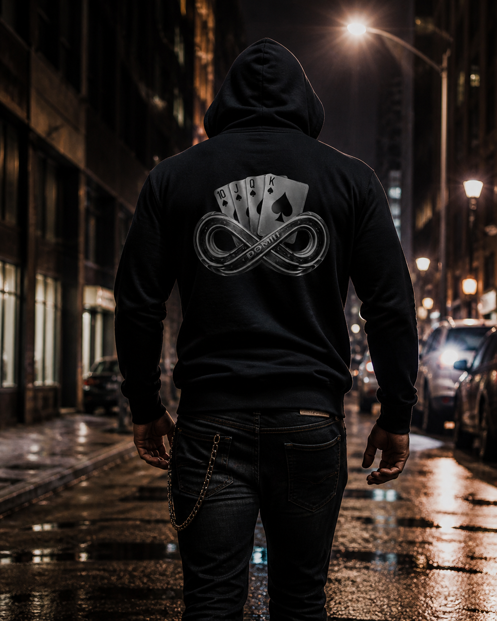 Royal Flush Zip Up Hoodie