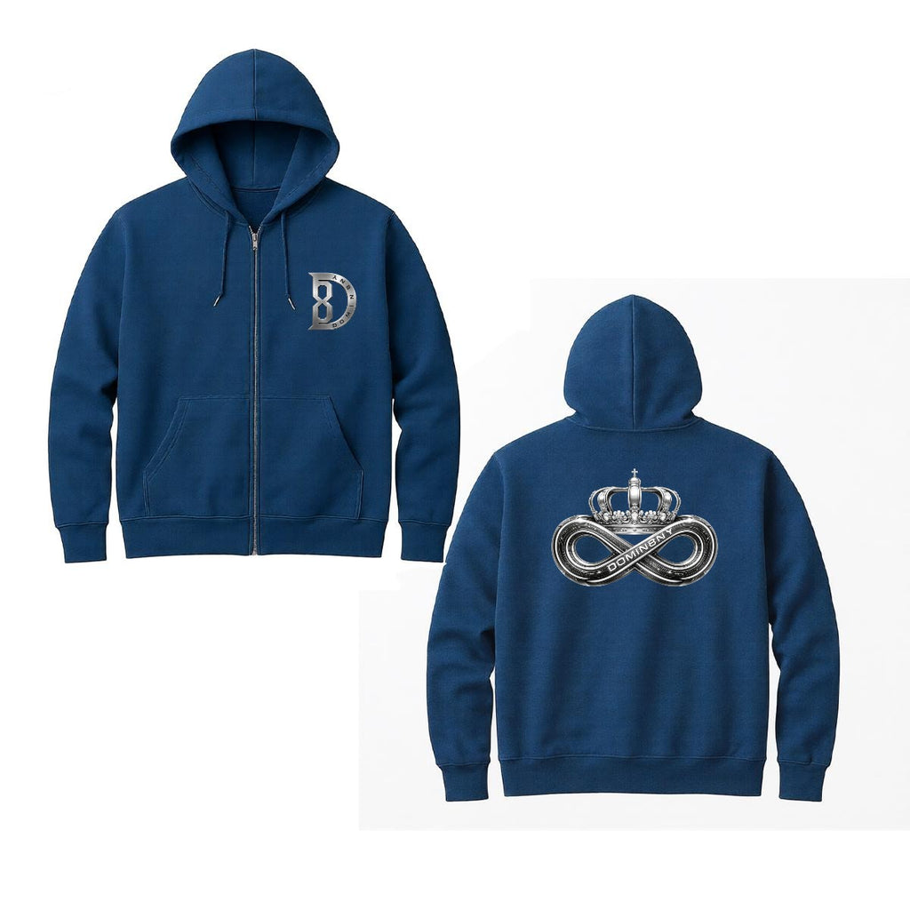 Crown Zip Up Hoodie