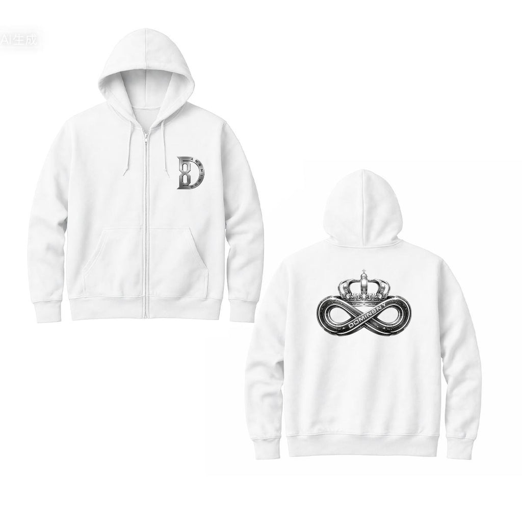 Crown Zip Up Hoodie